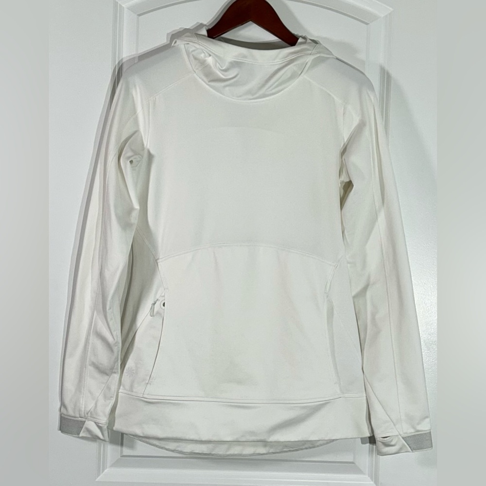 Athleta Stowe Hoodie, Sweatshirt, White, Size Small